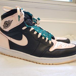 Jordan 1 Retro High Black Crimson Tint - Size 15